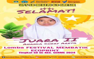 Juara 1 Lomba festival membatik ECOPRINT